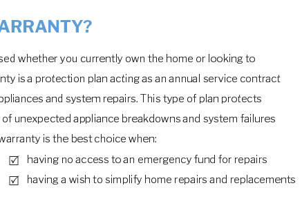 home warranty cochise